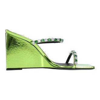Giuseppe Zanotti Wedges, female, Green, 4 1/2 UK, With Heel Green
