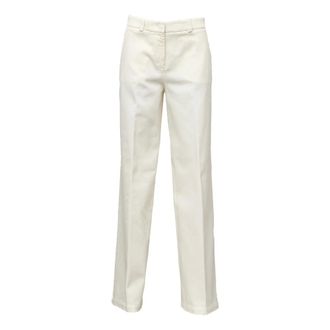 Ql2 Quelledue Straight Trousers - female - QL2 QUELLEDUE - Straight Trousers - White - XS - Trousers