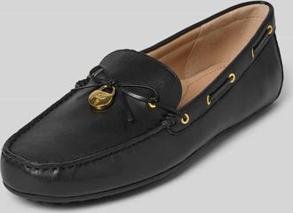 Lauren Ralph Lauren Loafers aus Leder mit Label-Detail Modell WYLIE in Black, Größe 37,5