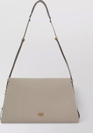 Pinko calfskin leather shoulder bag