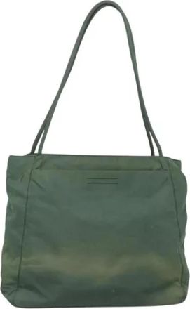 Prada Pre-owned Nylon prada-bags - Dames - Vintage Shopper - Groen - ONE Size - Nylon - Vintage