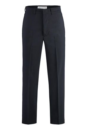Department Five Dark Navy Straight Pants