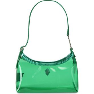 Kurt Geiger Mini Kurt Transparent Shoulder Bag in Turquoise Green at Nordstrom