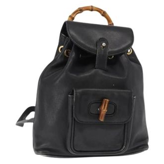 Gucci Zaino in pelle vintage Pre-owned - - Pre-owned - Donna - Nero - ONE SIZE