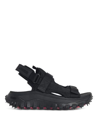 Moncler Trailgrip Vela Black Polyamide Sandals