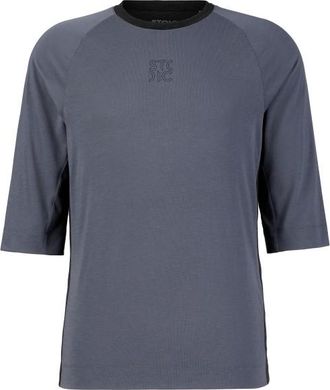 Stoic PerformanceMerino LofsdalenSt. MTB 3/4 Shirt Velotrikot f&uuml;r Herren | blau