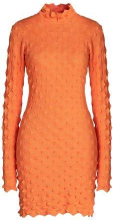 8 by YOOX VISCOSE BLEND 3D EFFECT KNITTED DRESS