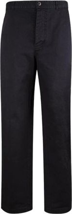 Acne Studios Broeken, Heren, Blauw, S, Katoen, Straight Broeken