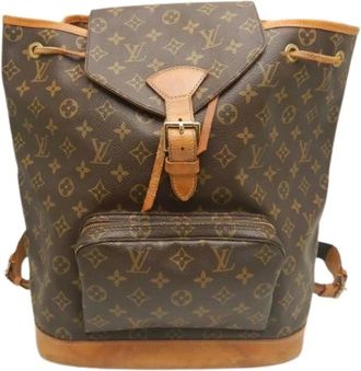 Louis Vuitton Pre-owned Vintage Monogram Rugzak - Dames - Vintage Rugzakken - Bruin - ONE Size - Vintage