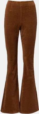 Veronica Beard Beverly Off-Duty corduroy flared pants