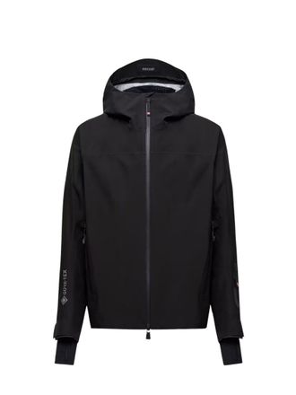 Moncler Black Printed Hooded Jacket