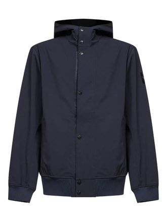 Stone Island hooded zip-up jacket - Blue