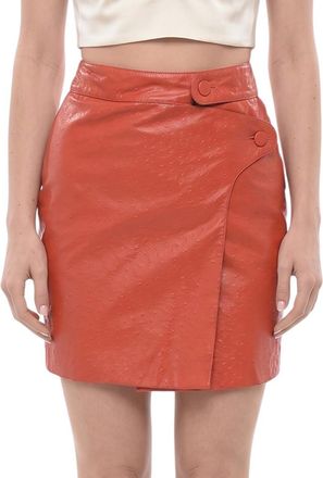 Dsquared2 Red Solid Mini Skirt