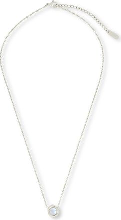 Sterling Forever Joan Drop Pearl Pendant Necklace in Silver at Nordstrom Rack
