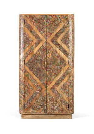 Giner&Colomer Armario de madera de mango maciza con dos puertas 170 cm