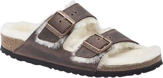 Birkenstock Arizona Shearling Leather Sandal