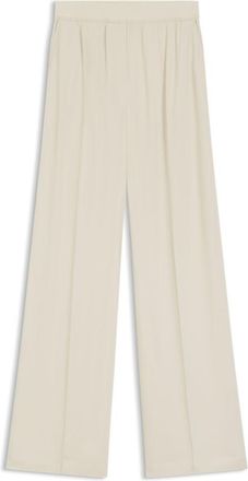 BOSS Relaxed-fit trousers in fluid crepe