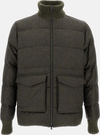 Herno Piumino Bomber In Lana