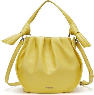 Oryany Selena Leather Bucket Bag in Golden Yellow at Nordstrom