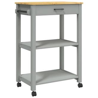 vidaXL Carrito De Cocina Monza Madera Maciza De Pino 60x40x88,5 Cm Vidaxl