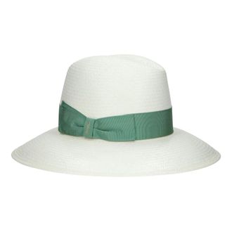 Borsalino Hats, female, White, Size: M Fine Panama Wide Brim Hat