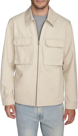 Levi's Lightweight Cotton Shacket in Cream at Nordstrom, Size Large