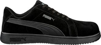 Puma Iconic Suede Low EH Black / Black / Black 640345 Womens
