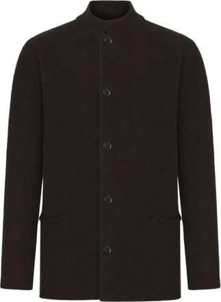Roberto Collina Giacca Rever - - Jackets - Uomo - Marrone - L