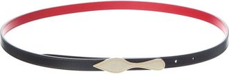 Christian Louboutin Bettina Reversible Leather Belt