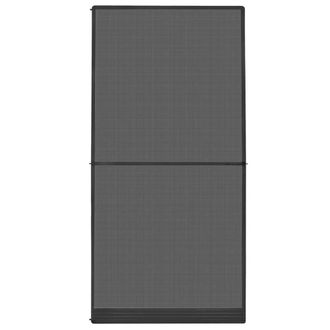 Berkfield Home Hinged Insect Screen for Doors Anthracite 120x240 cm in Black