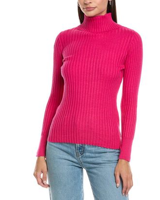 Tyler Böe Rib Cashmere-Blend Turtleneck Top
