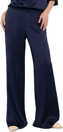 ottod'Ame Viscose Palazzo Trousers in Blue at Nordstrom, Size 40