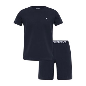 Emporio Armani Hombre, Pijama, Azul, Talla: S