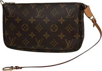 Louis Vuitton Monogram Brown Monogram Pochette Pouch (Pre-Owned)