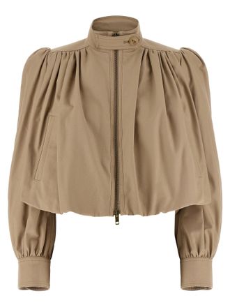 Chlo&eacute; Curled Boule-Jacke