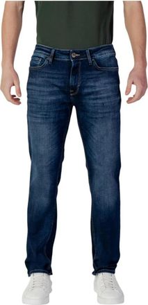Jack & Jones Intelligence Straight Jeans - Heren - Slim Fit Jeans - Blauw - W31 L34 - Katoen - Jeans