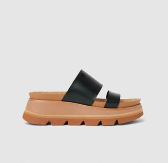 Reef Womens Vista Luxe Siaa Platform Sandals In Black/tan