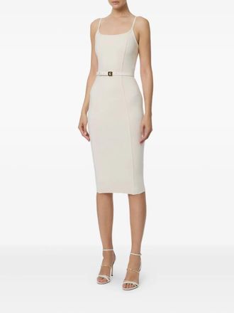 Elisabetta Franchi Ceintuurloze Mouwloze Jurk