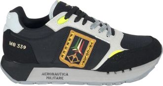 Aeronautica Running Frecce Tricolori Sc 0292 - Heren - Sneakers - Zwart - 44 EU - Polyester - Schoenen