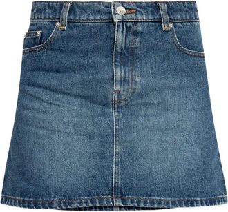 A.P.C. A. P.C.-Minigonna Moss In Denim-Donna