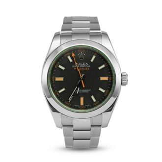 Rolex Pre-owned Rolex Milgauss Automatic Chronometer Black Dial Mens Watch 116400GV