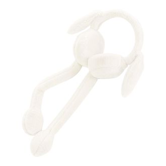 Generic Unisex Bunny Ear Warmers - Cute Rabbit Earmuffs for Winters/Outdoor - Furry Headbands (White, One Size)