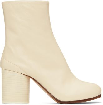 ショートブーツ・ブーティ Maison Margiela BOOT WITH CRUSHED HEEL Maison Margiela - Crushed Heel Leather Boots | HBX