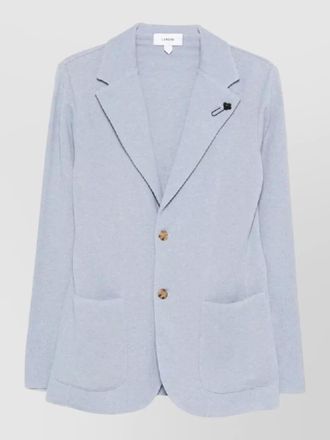 Lardini mens knit blazer single breasted jacket