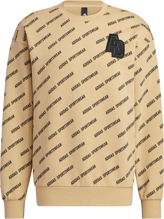 adidas Monogram Sweatshirt Tan Black IB2742