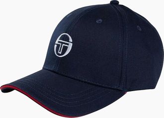 Sergio Tacchini Mens Sergio Tacchini Cortona Peaked Cap Maritime Blue/White - Navy - Size: ONE size