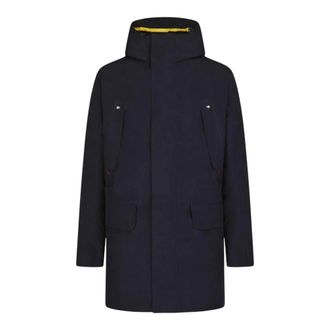 Save The Duck Hero Gore-Tex Hooded Coat in Black/Black Men