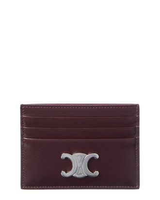Celine Celine Triomphe Leather Card Holder