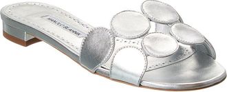 Manolo Blahnik Haribalmu Leather Sandal