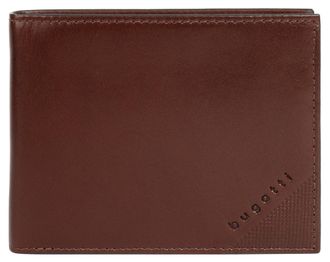 Bugatti Geldb&ouml;rse BUGATTI NOBILE, Herren, braun (cognac), Leder, leicht gl&auml;nzend, unifarben, Kleinlederwaren Geldb&ouml;rse, echt Leder
